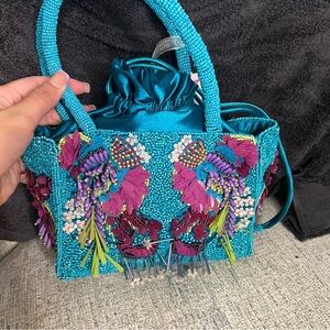 Hand beaded bag